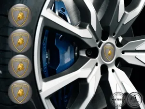 Lamborghini Pegatina de Tapacubos Diseño Etiquetas de Cúpula